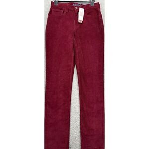 Vineyard Vines Corduroy Pants Mens 28X32 Dark Burgundy 5 Pocket Straight Leg NEW